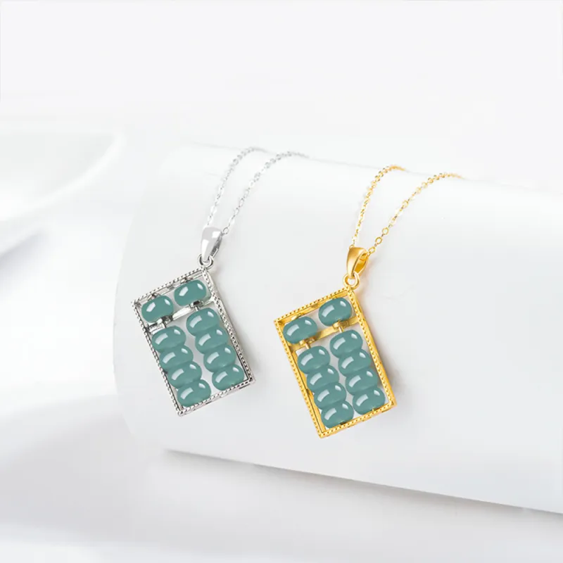 CGC Ice Glutinous Jadeite Necklaces Women's-2