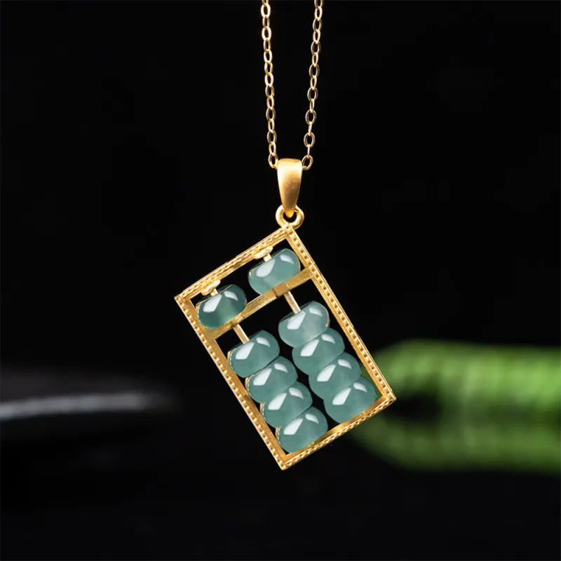CGC Ice Glutinous Jadeite Necklaces Women's-5
