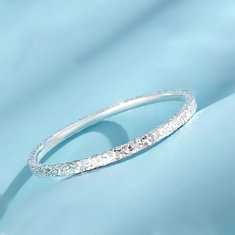 CGC S999 Fine Silver Sterling Silver Bracelets Women's-3