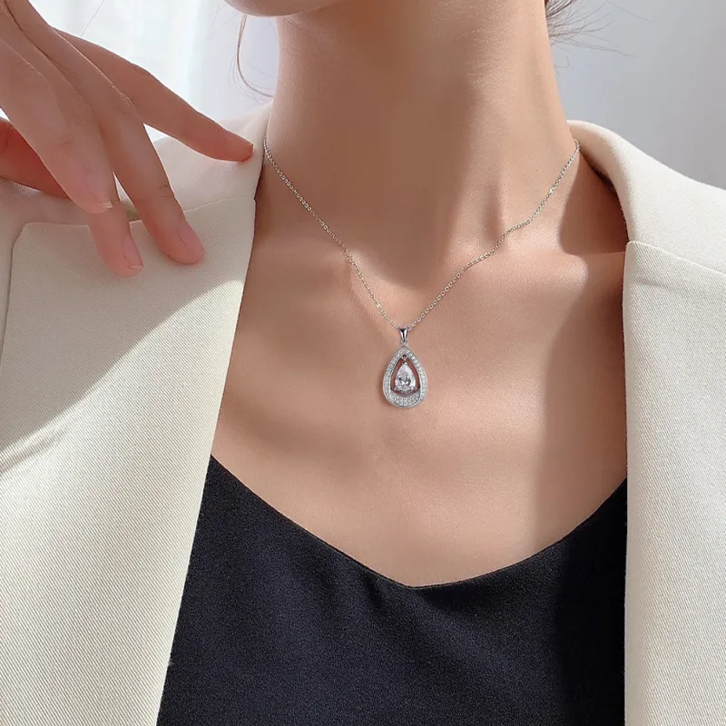 STUERY 925 Sterling Silver Necklaces Women's-4