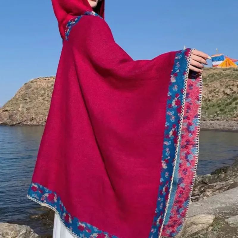 Eucalyptus Ornamentation Shawls Women's Multiple Colors-1