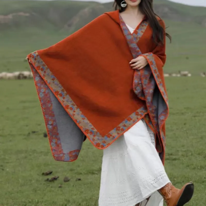 Eucalyptus Ornamentation Shawls Women's Multiple Colors-5