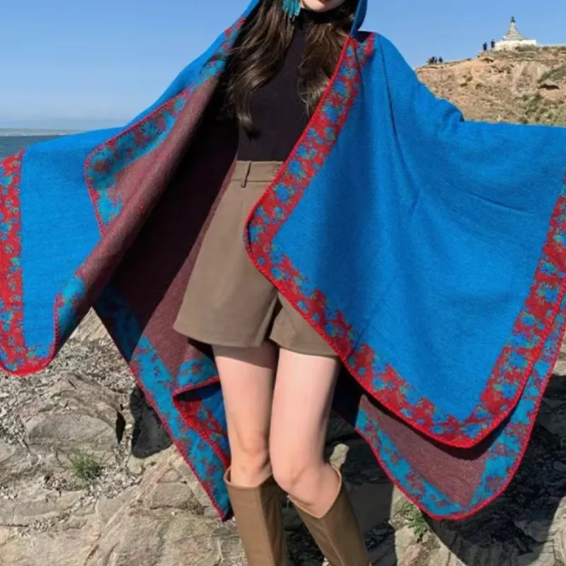 Eucalyptus Ornamentation Shawls Women's Multiple Colors-7