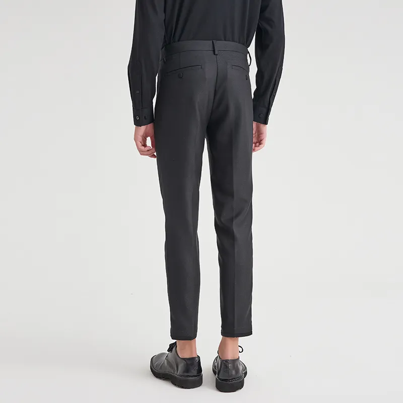 ANDREW MACKENZIE Suit Trousers Men Black-4