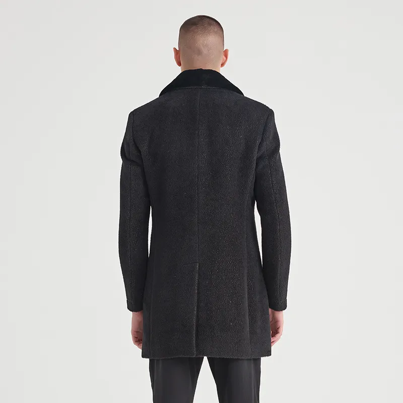 ANDREW MACKENZIE Coats Men Black-3