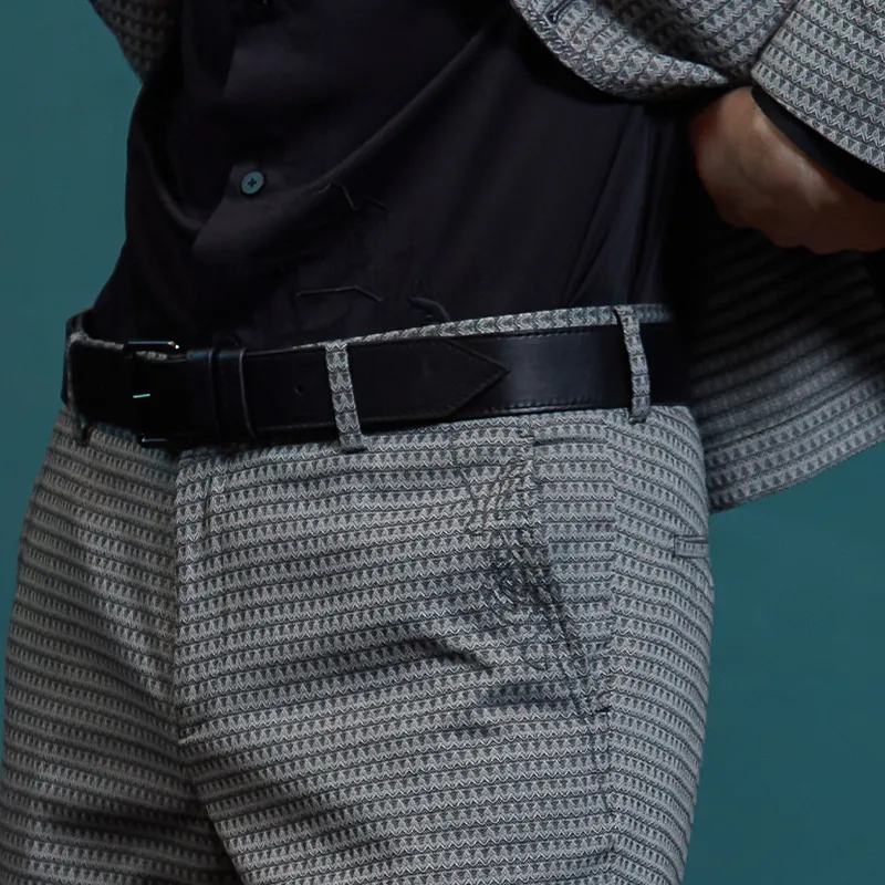 ANDREW MACKENZIE Suit Trouser Men's Gray-6