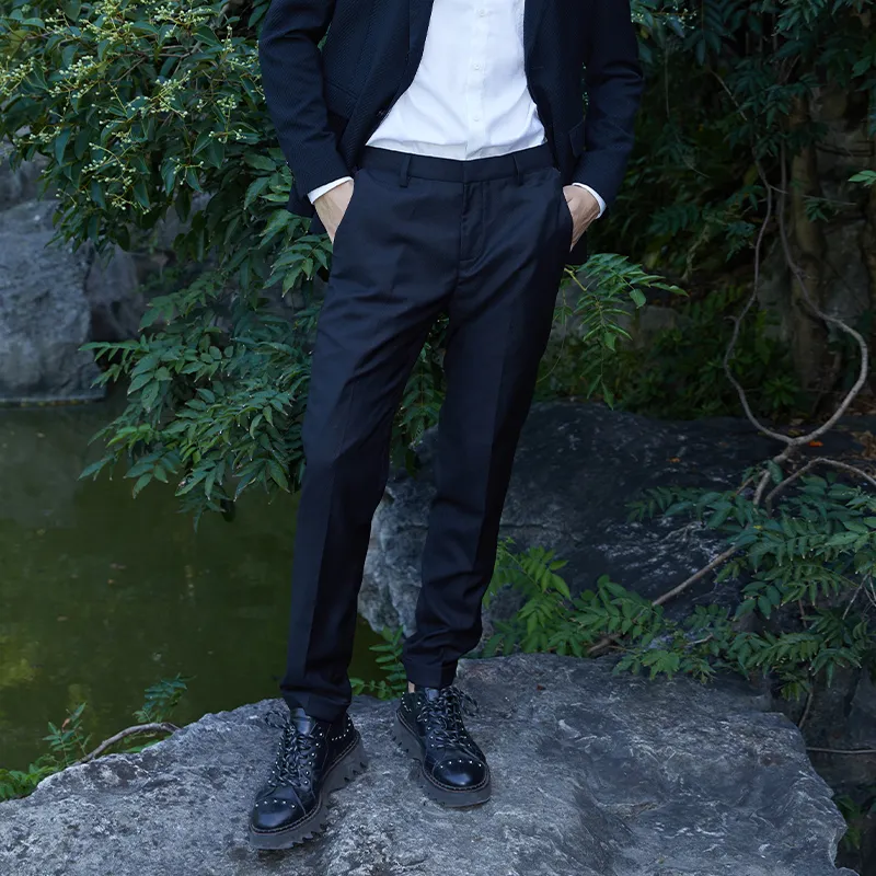 ANDREW MACKENZIE Suit Trouser Men's Black-2