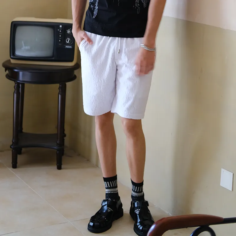 ANDREW MACKENZIE Casual Shorts Men's White-2