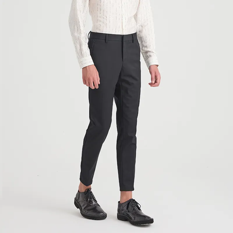 ANDREW MACKENZIE Suit Trousers Men Black-3