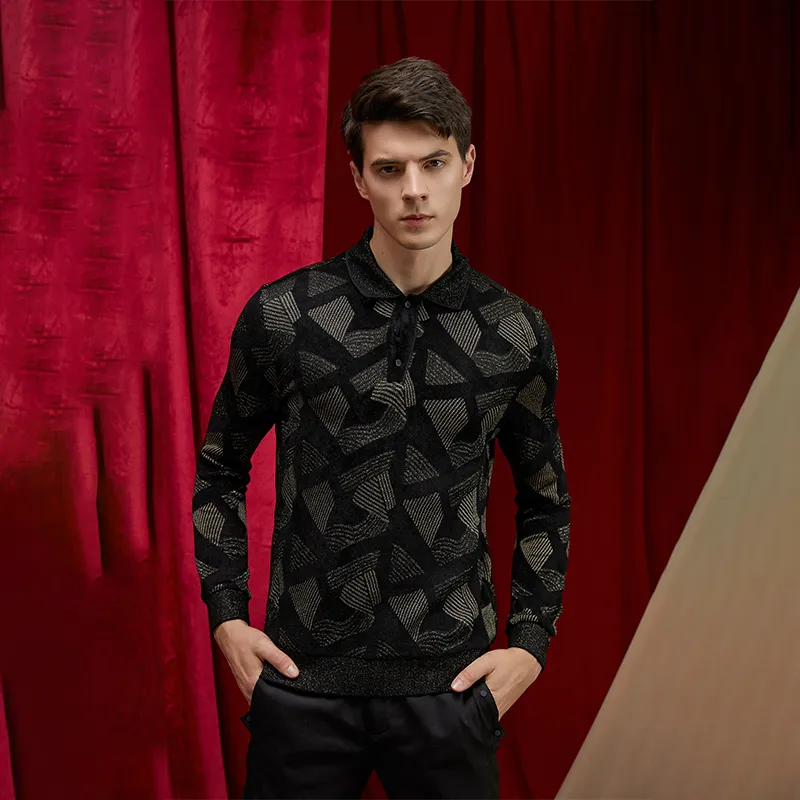 ANDREW MACKENZIE FW24 Knitwear Men's Gold-2