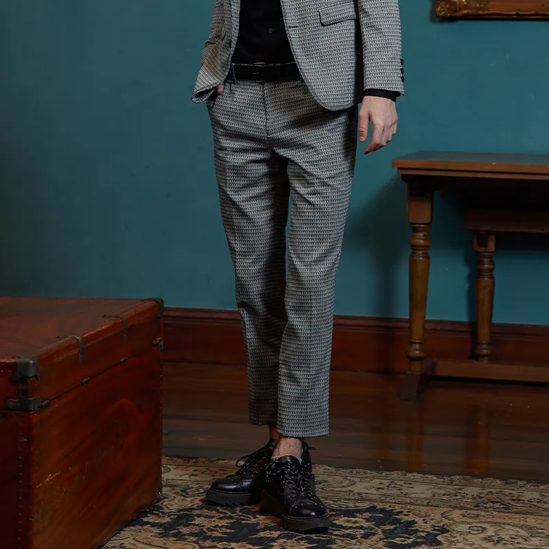 ANDREW MACKENZIE Suit Trouser Men's Gray-3