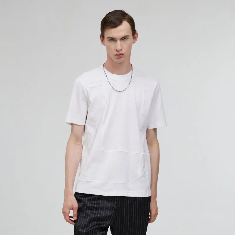 ANDREW MACKENZIE T Shirts Men White-2