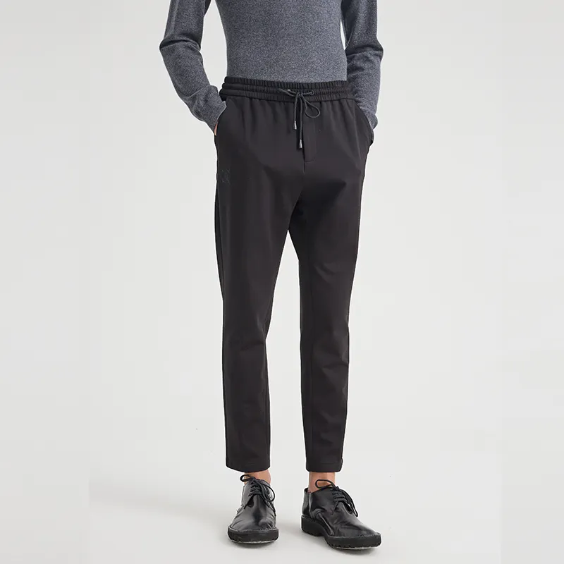 ANDREW MACKENZIE Casual Pants Men Black-2