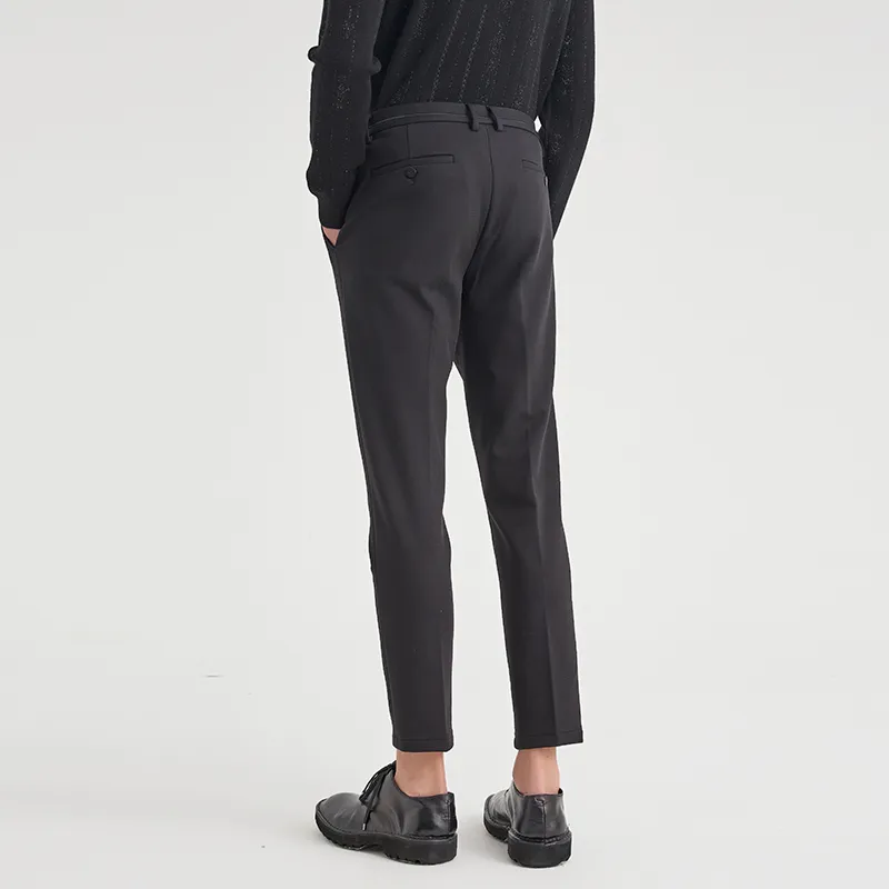 ANDREW MACKENZIE Suit Trousers Men Black-4