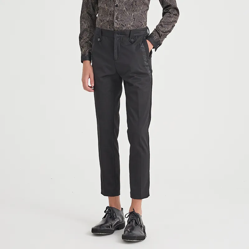 ANDREW MACKENZIE Suit Trousers Men Black-2