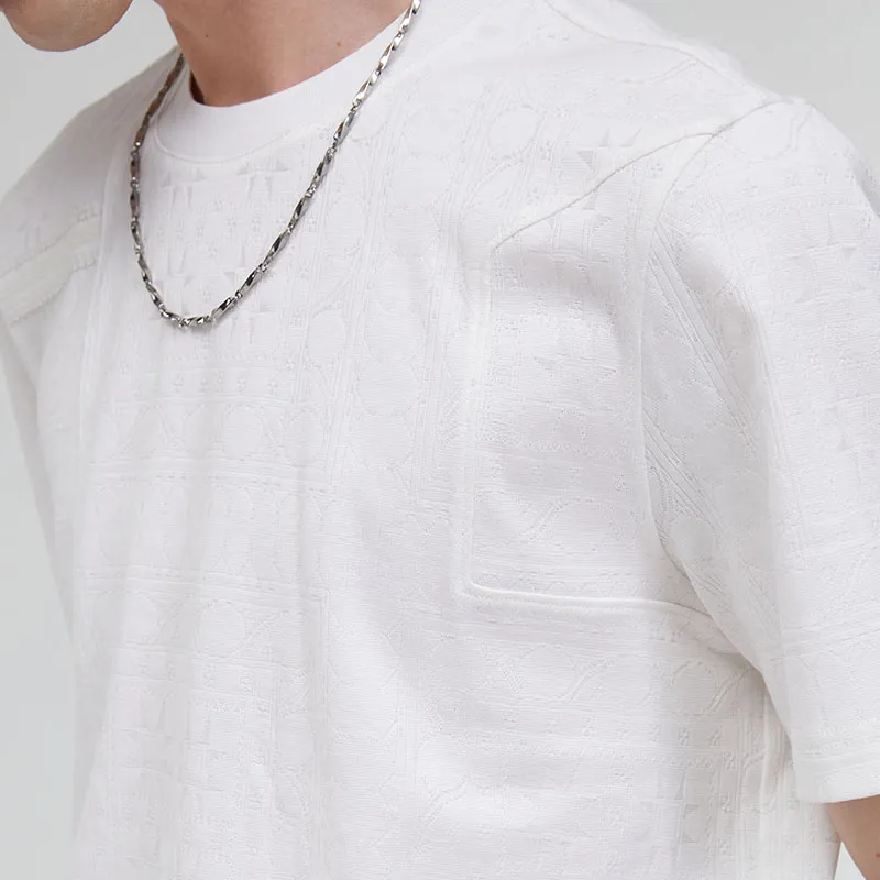 ANDREW MACKENZIE T Shirts Men White-5