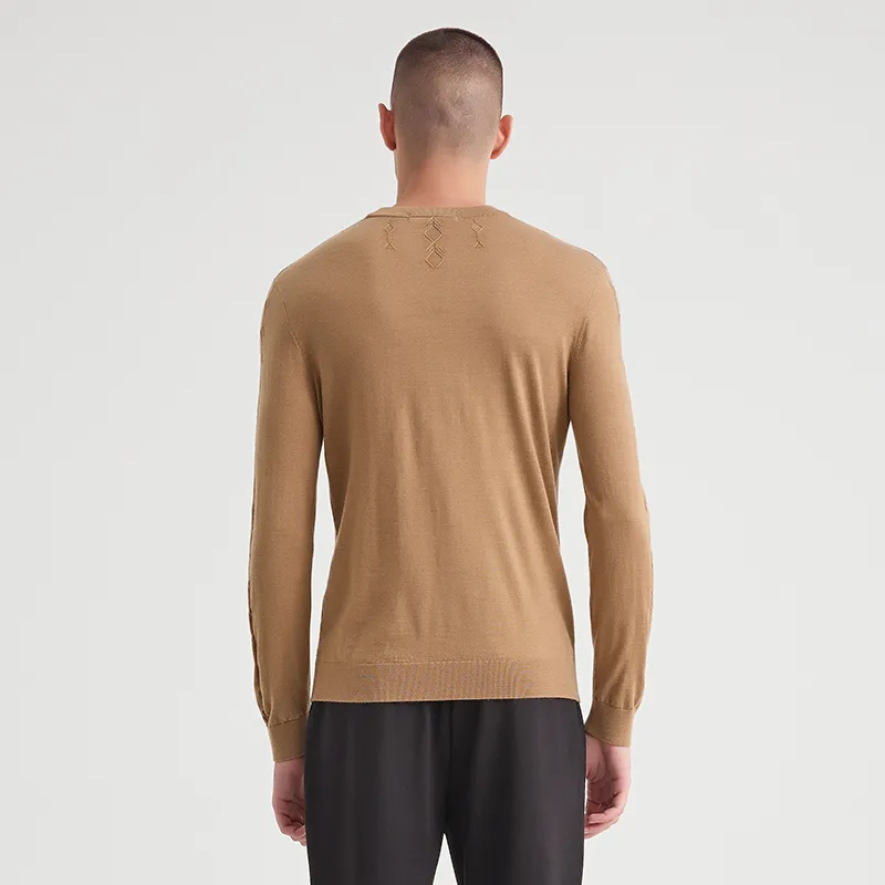 ANDREW MACKENZIE Knitwear Men Camel-2