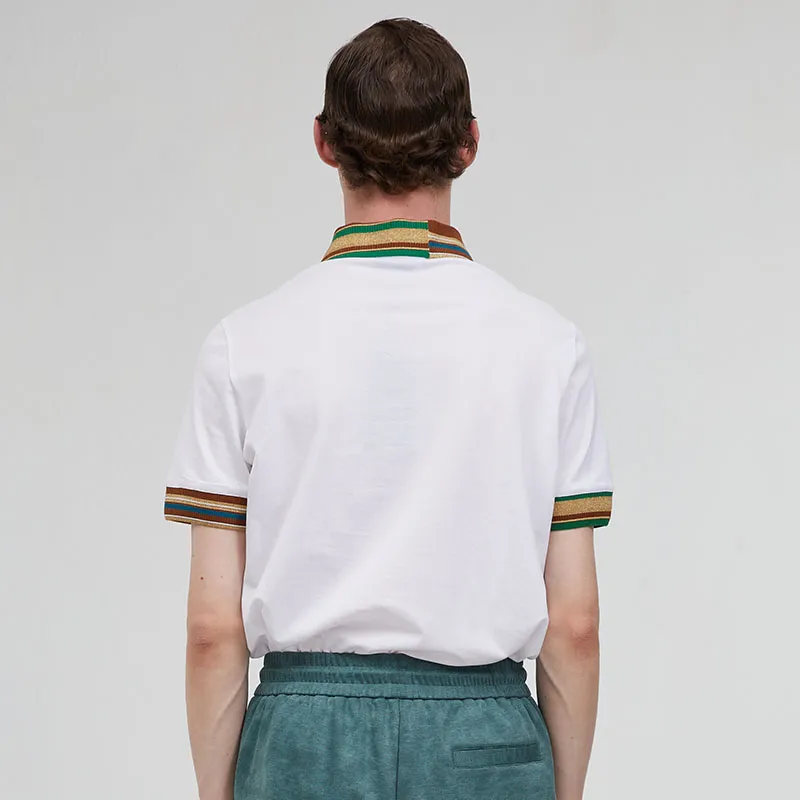 ANDREW MACKENZIE Polo Shirts Men White-2