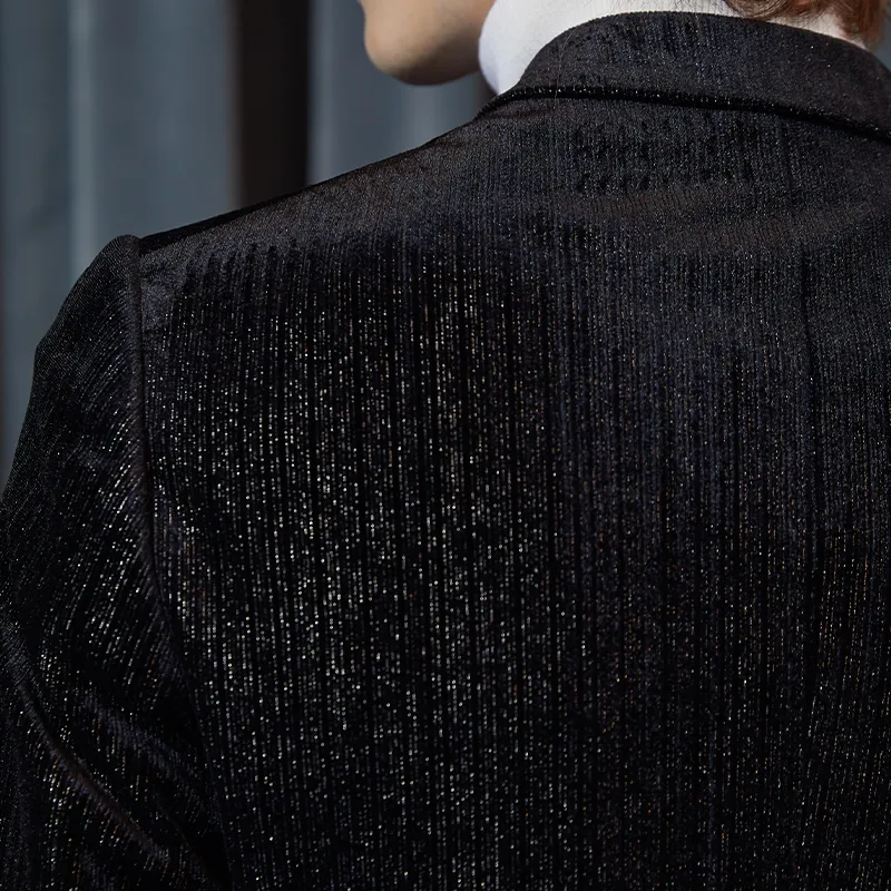 ANDREW MACKENZIE FW23 Business Suit Men's Black Gray-2