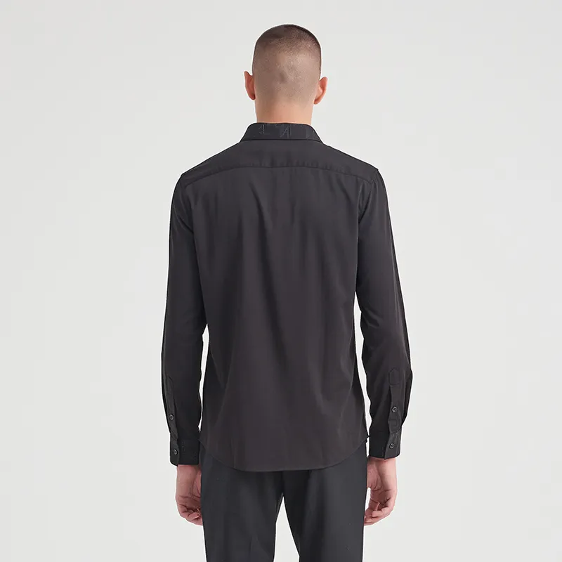 ANDREW MACKENZIE Shirts Men Black-2
