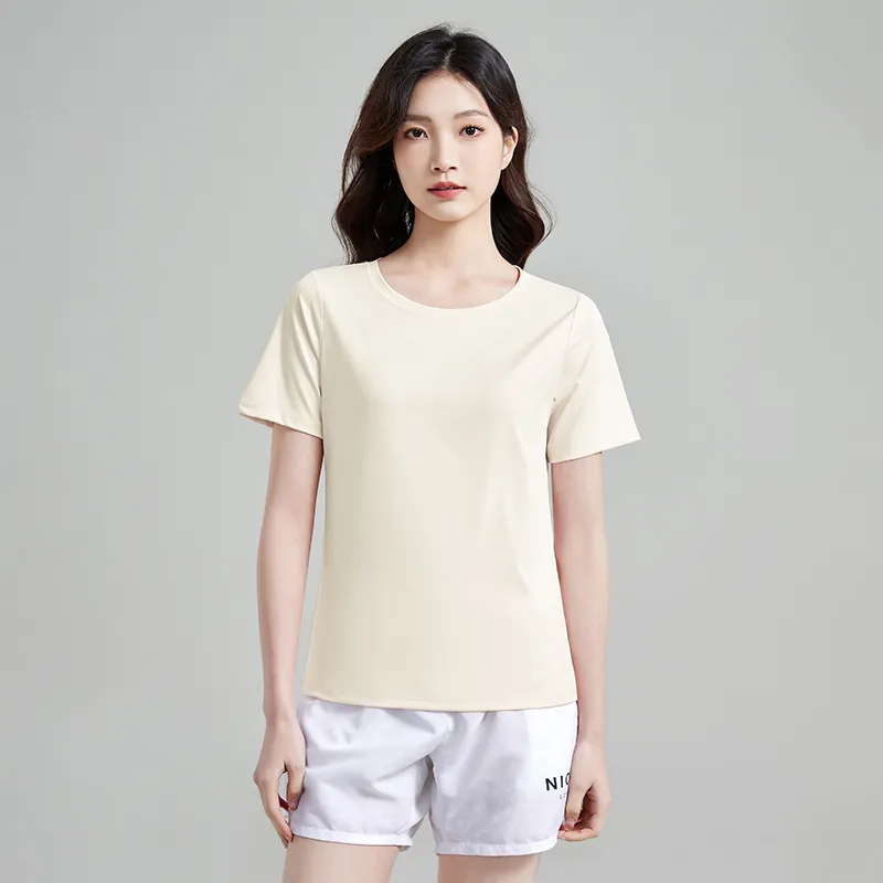 Urban Beauty T-Shirt Women's Cream Yellow-1