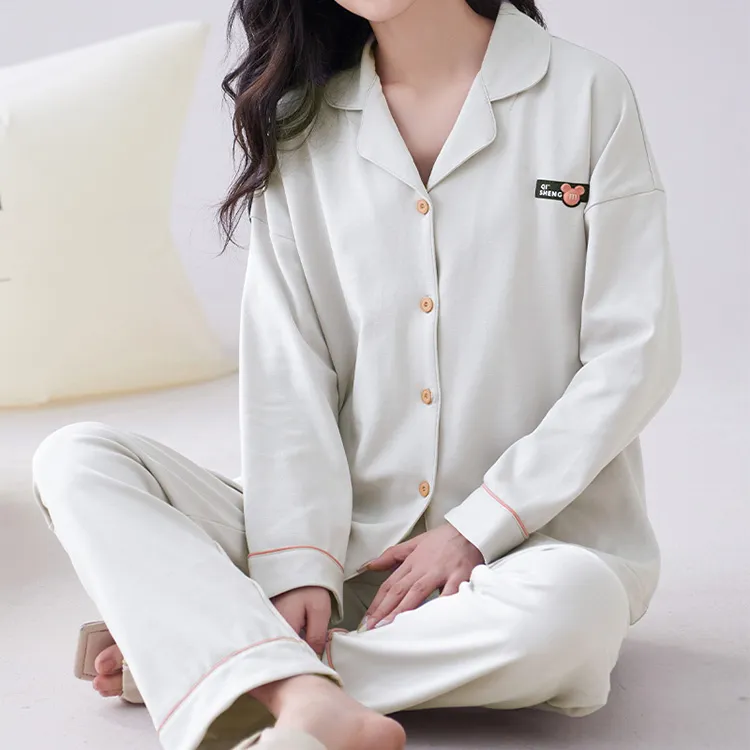 Urban Beauty Pajama Set Women's White-1