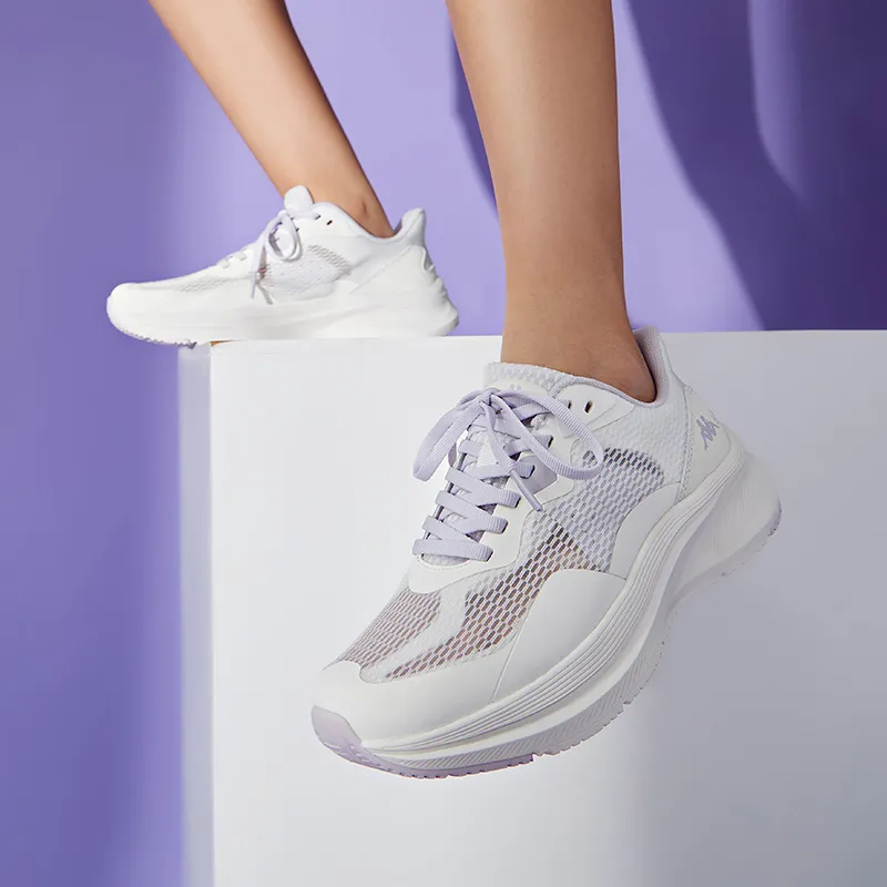 Kappa Anti Slip Wear Resistant Low Top Casual Running Shoes Unisex Heron Feather White-9