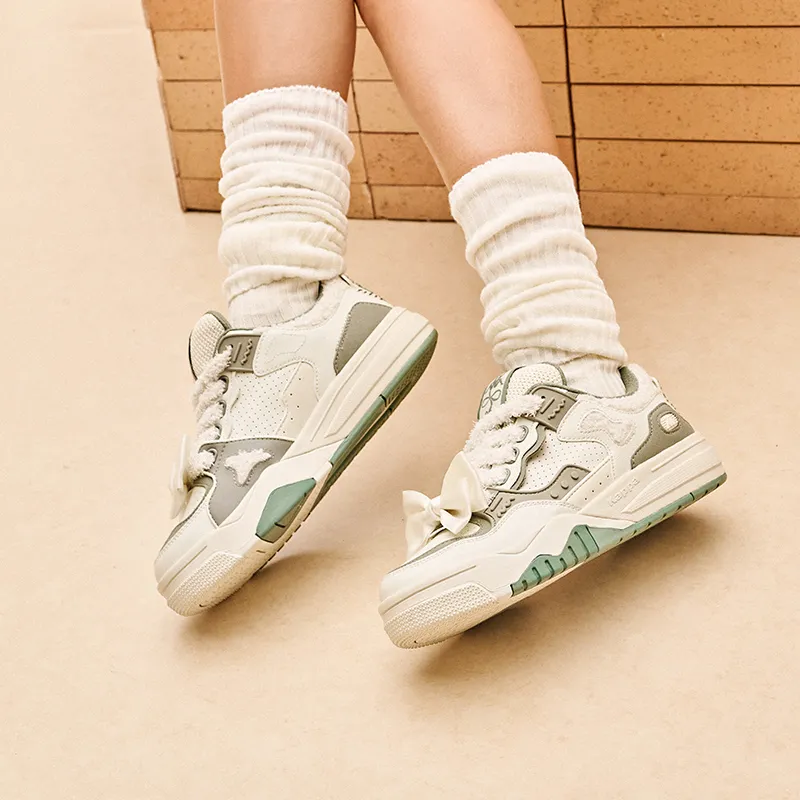 Kappa Low Top Skateboard Shoes Women's Mountain Green-6