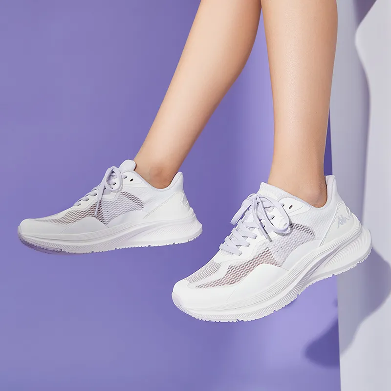 Kappa Anti Slip Wear Resistant Low Top Casual Running Shoes Unisex Heron Feather White-10