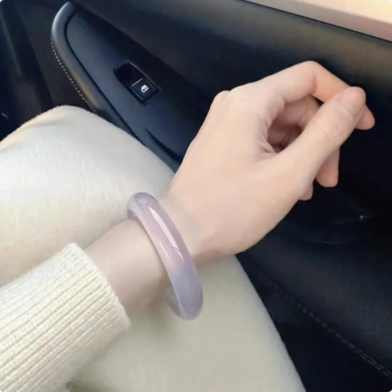 Yu Decheng Chalcedony Bangle #Good Luck Women's-3
