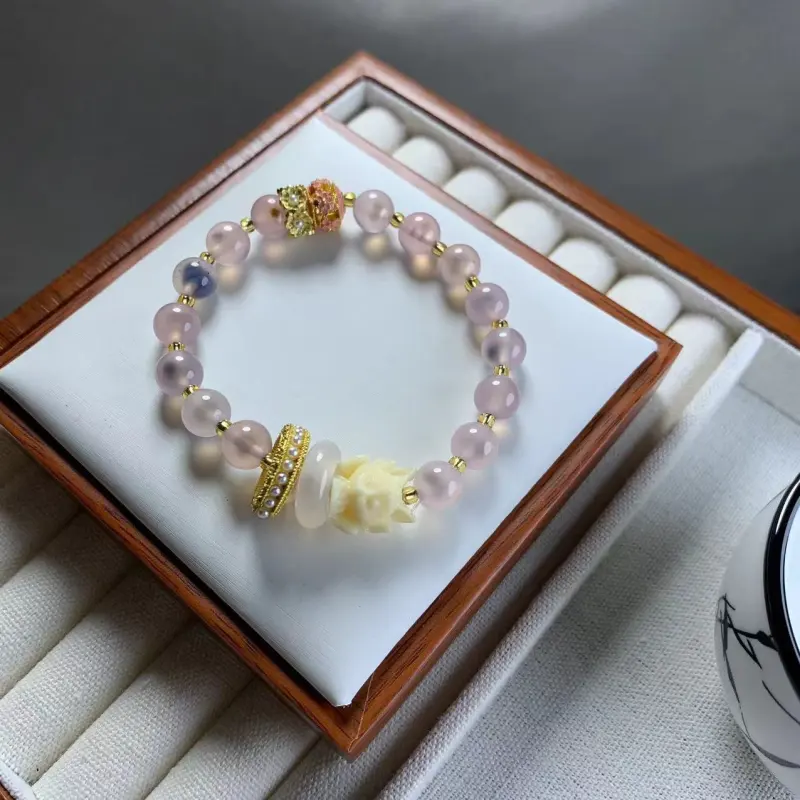 Yu Decheng Agate Jade Bracelets Unisex-1