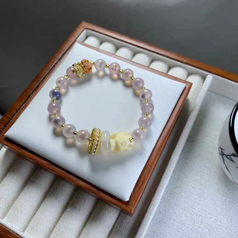 Yu Decheng Agate Jade Bracelets Unisex-2