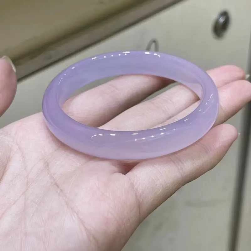 Yu Decheng Chalcedony Bangle #Good Luck Women's-6