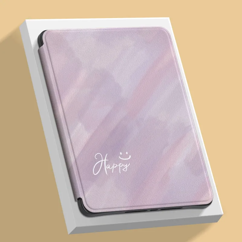 MSMF Apple Rotatable Flat Cover Gradient Blended Watercolor Premium Trendy IPad Protective Case-1