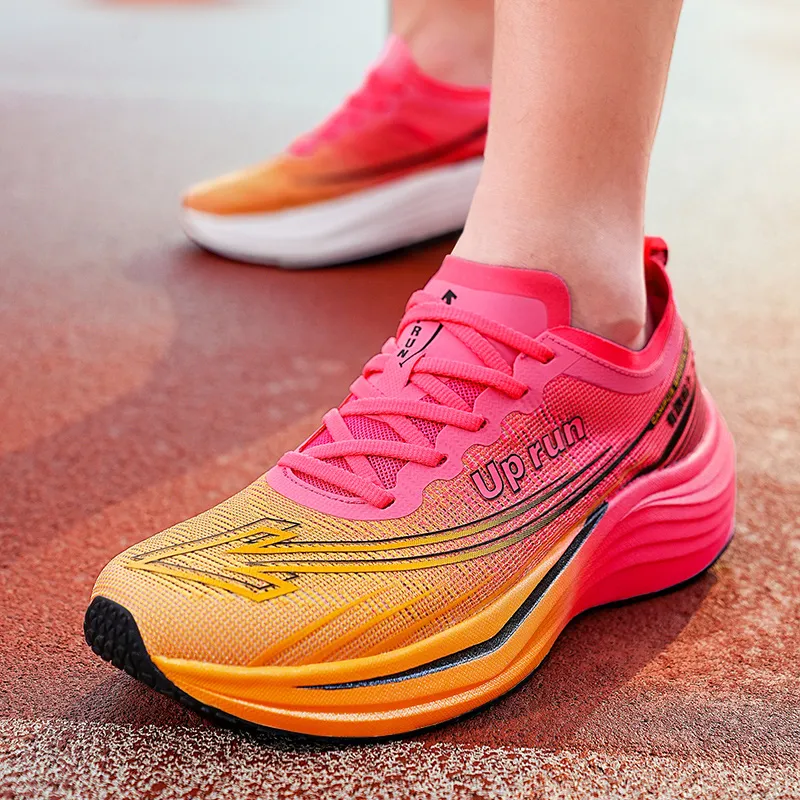 Up Run UP2.0 Running Shoes Unisex Cherry Blossom Red-7