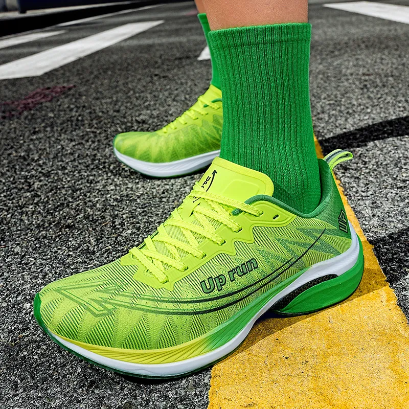 Up Run Sunflower Arrow Running Shoes Men's Turquoise Green-6