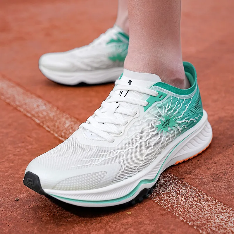 Up Run Lightning 1.0 Low Top Running Shoes Unisex Agate Green-5