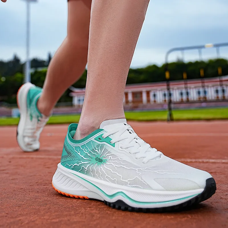 Up Run Lightning 1.0 Low Top Running Shoes Unisex Agate Green-8