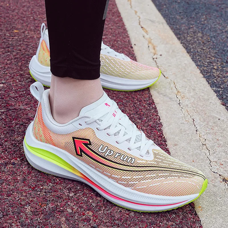 The sneaker with its lightweight and flexible construction is also an ideal travel companion