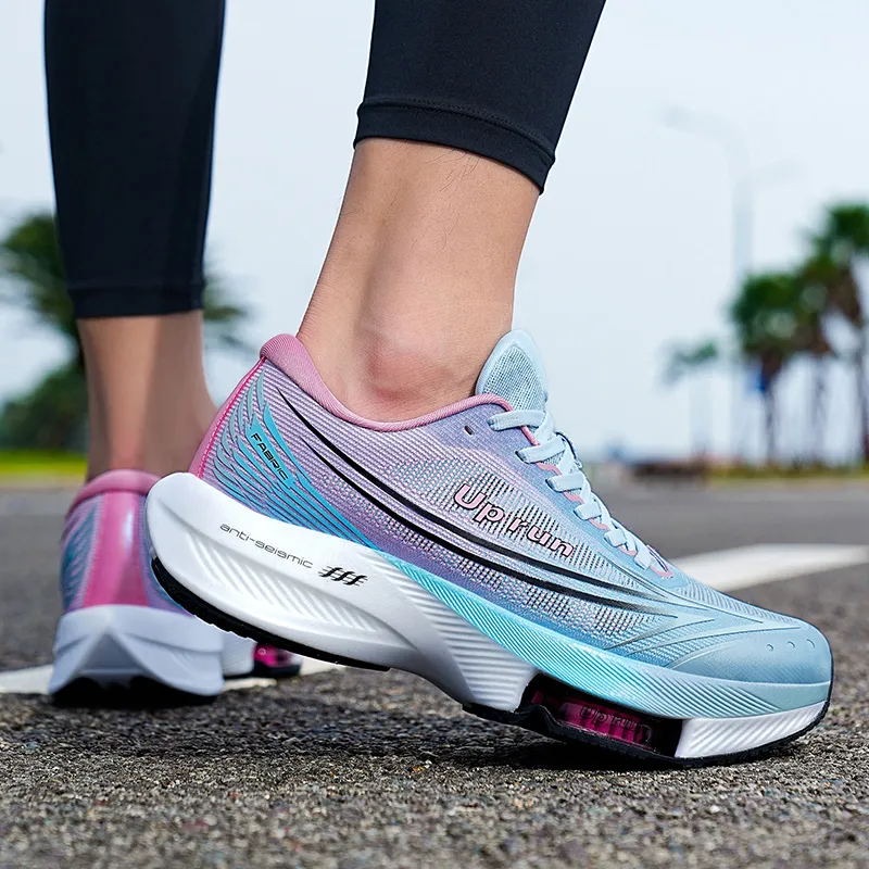 Up Run Extraordinary Arrow Running Shoes Unisex Sky Blue-6