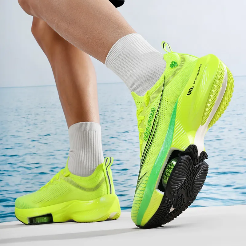 Up Run Extraordinary Arrow MAX Running Shoes Unisex Glow Green-6