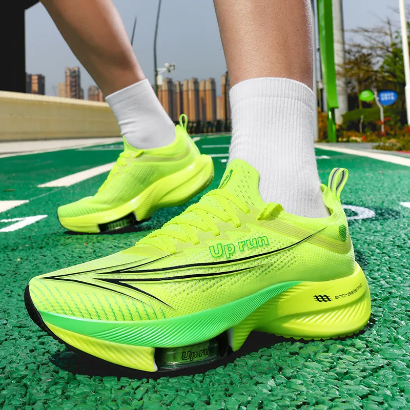 Up Run Extraordinary Arrow MAX Running Shoes Unisex Glow Green-7
