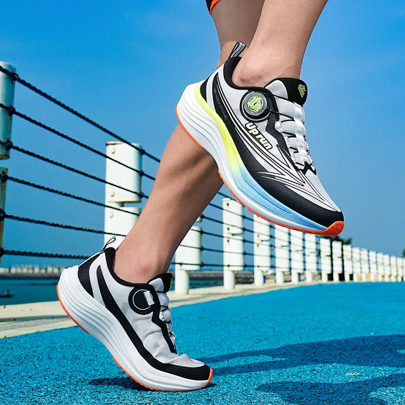 Up Run Cyclone Arrow Low-Top Running Shoes Unisex Tricolor Pond-7