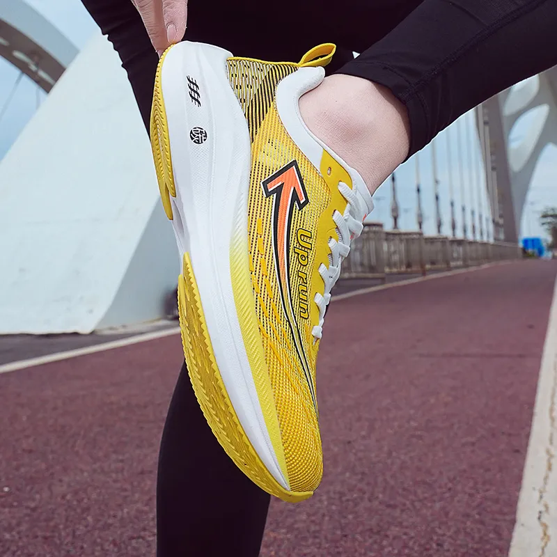 Up Run Flying Arrow 6.0ET Running Shoes Unisex Sunshine Yellow-6