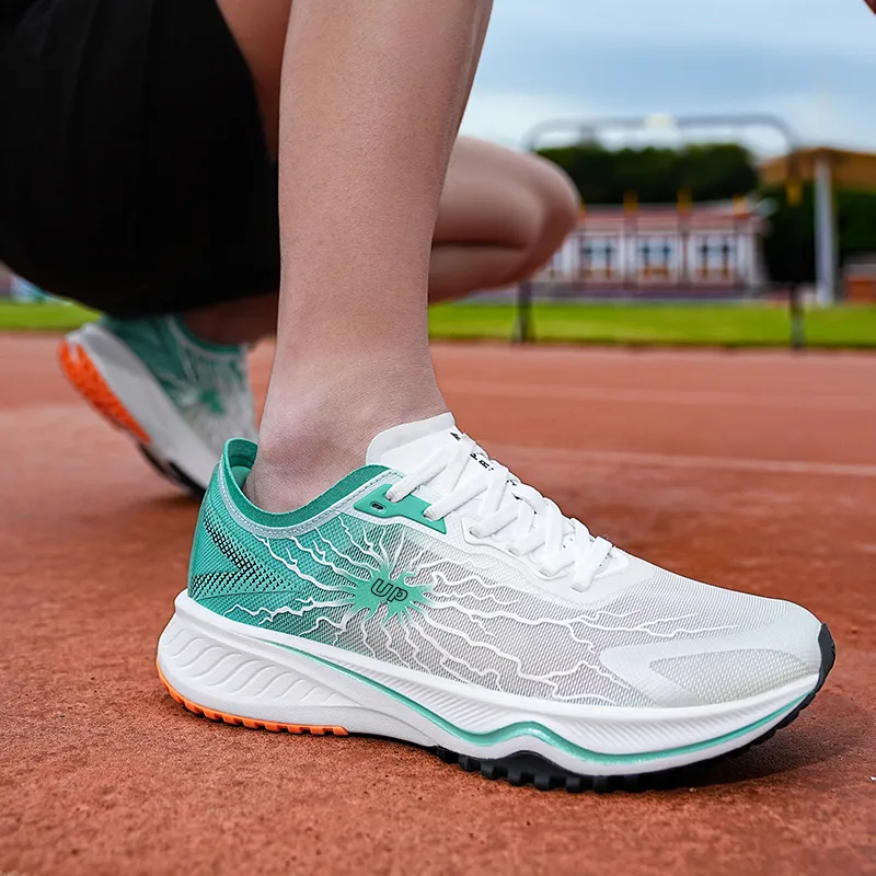 Up Run Lightning 1.0 Low Top Running Shoes Unisex Agate Green-6