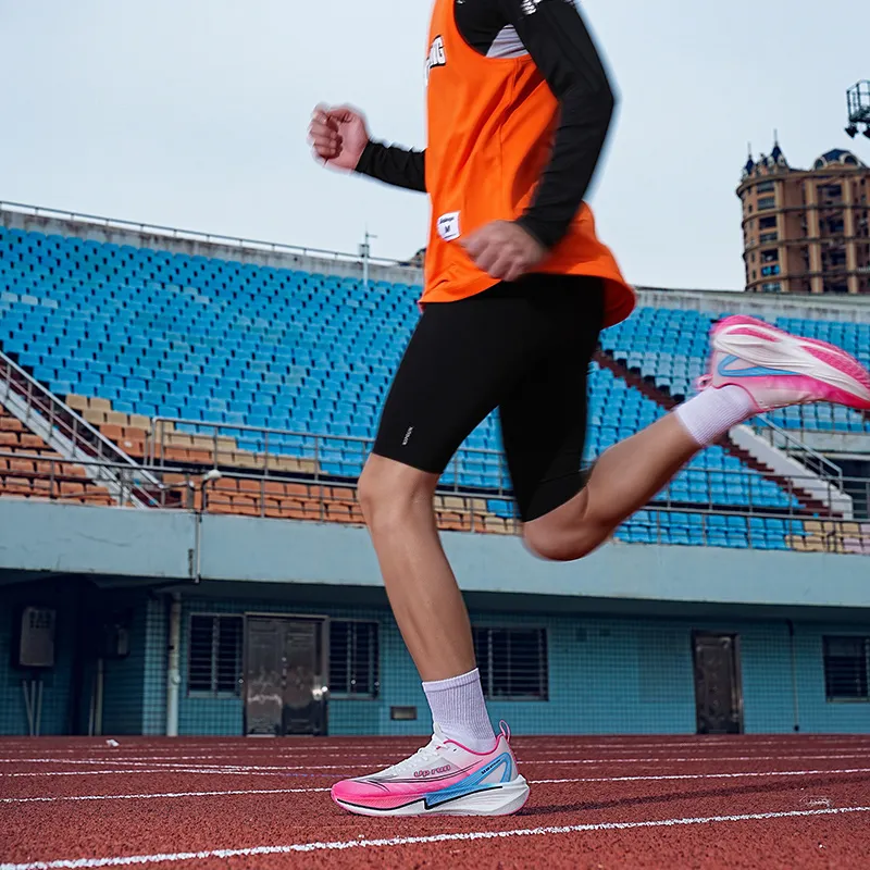 Up Run Mars Arrow Running Shoes Unisex Peach Fortune Pink-7