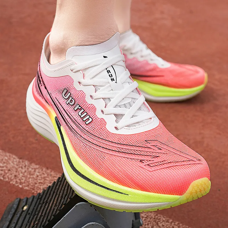 Up Run UP2.0 Running Shoes Unisex Neon Red-6