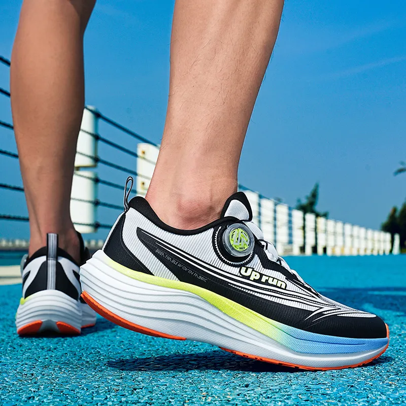 Up Run Cyclone Arrow Low-Top Running Shoes Unisex Tricolor Pond-6