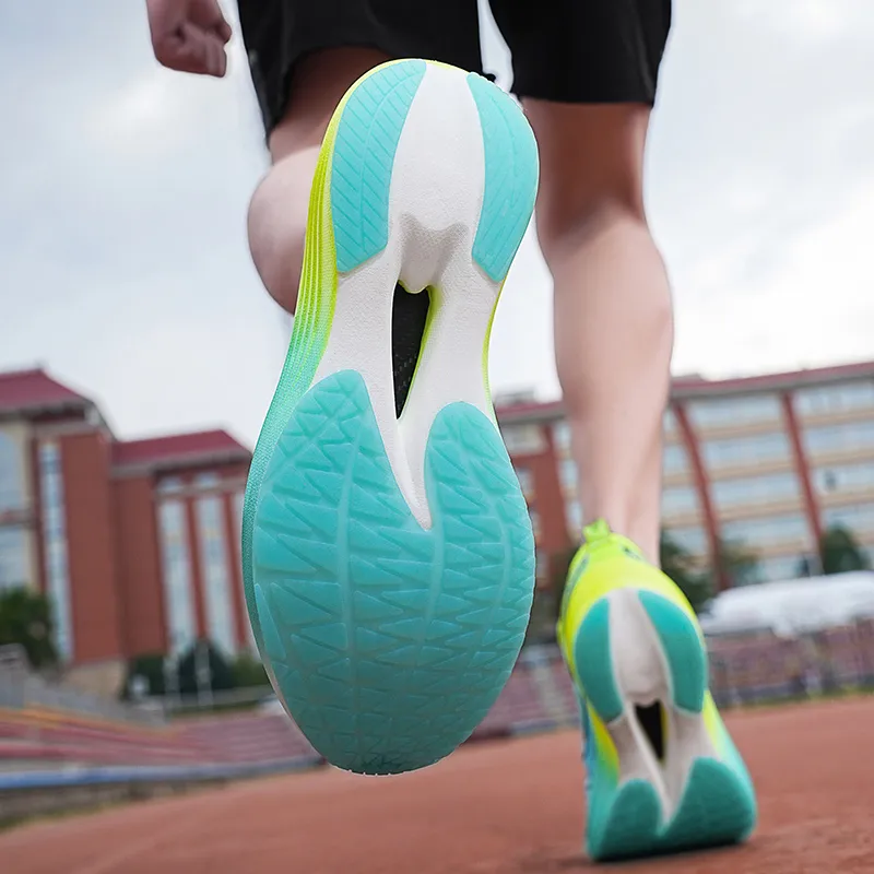 Up Run UP2.0 Running Shoes Unisex Glow In The Dark Green-7