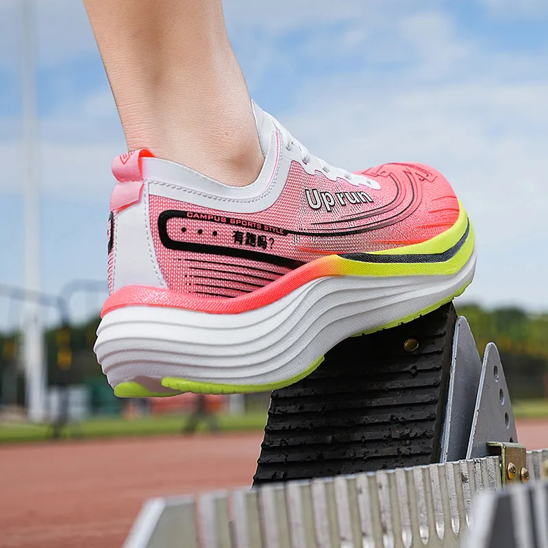 Up Run UP2.0 Running Shoes Unisex Neon Red-5